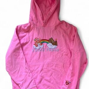 Pink teddyfresh Care Bears hoodie
